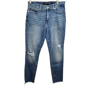 Lucky Brand NWT Jeans Ava Mid Rise Super Skinny Ankle Distressed 10/30 7WP10841